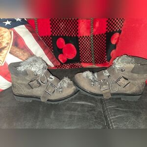 Gianni Bini Real Fur Boots Msrp $140